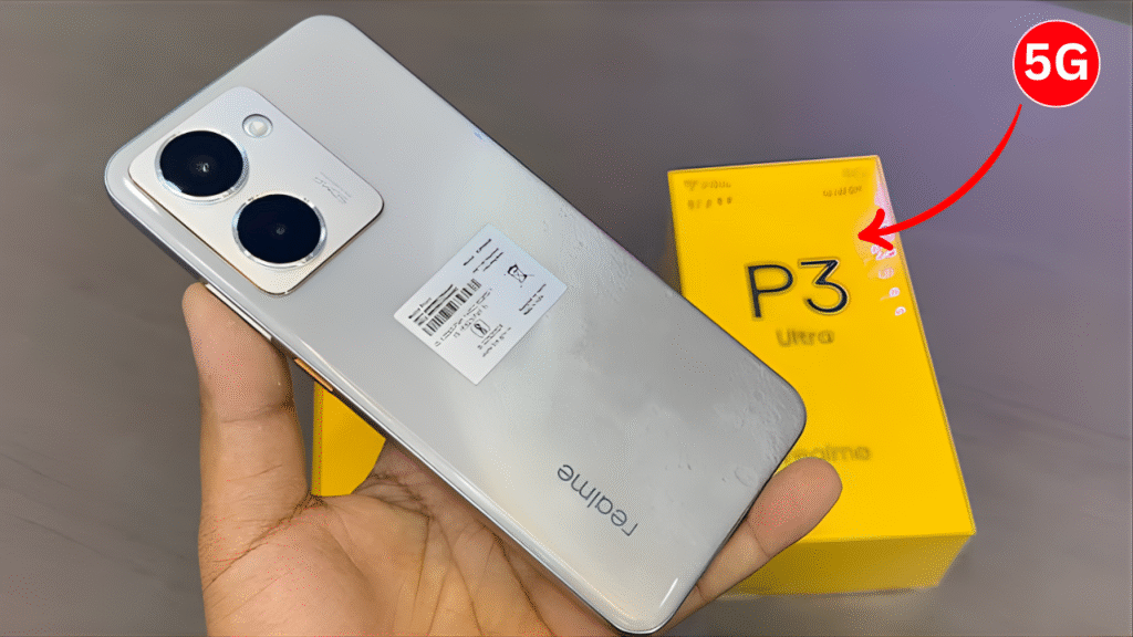 Realme P3 Ultra 5G brings a 6.83″ 1.5K curved AMOLED display, MediaTek Dimensity 8350 Ultra chip, 6000 mAh battery with 80W fast charging, and 50 MP AI rear camera. Discover full specs, performance, camera quality, battery endurance — ideal for gamers, content creators & power users.