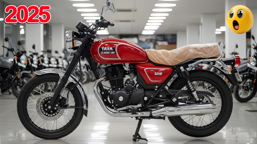 The Tata Classic 125cc Bike 2025 combines vintage design with modern performance, excellent mileage, and affordable pricing — ideal for riders who love classic charm with a modern twist.