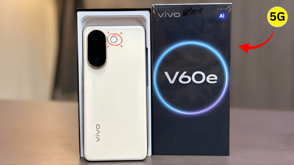 Vivo V60e 5G review - 200MP camera, curved AMOLED, 6,500 mAh battery & 90 W fast charging under ₹30K. Best mid-range 5G phone in India 2025.